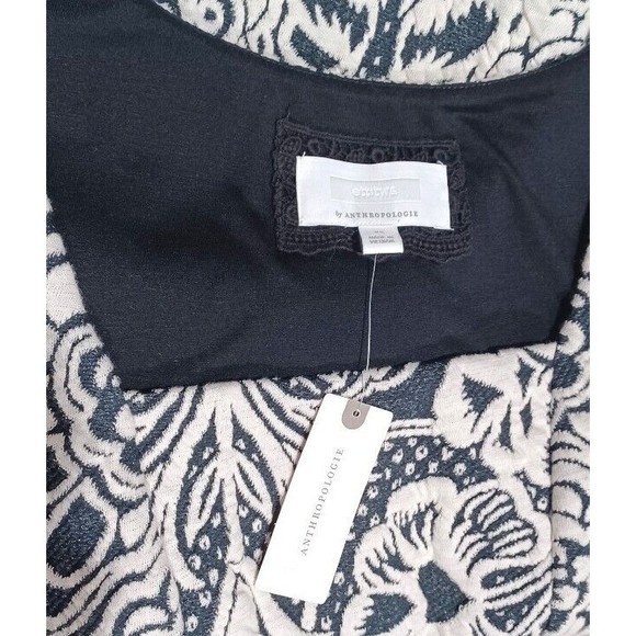 ett:twa Anthropologie Lined Womens XS Black White Sleeveless Valery Shift Dress - Picture 9 of 16